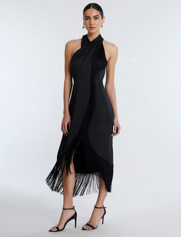 Bcbg Arla Halter Fringe Dress - Image 2