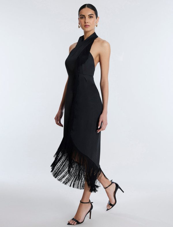 Bcbg Arla Halter Fringe Dress - Image 3