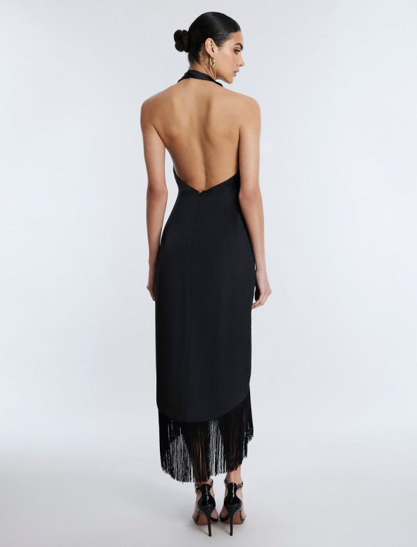 Bcbg Arla Halter Fringe Dress - Image 4