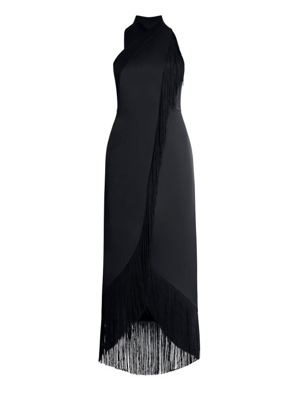 Bcbg Arla Halter Fringe Dress - Image 7