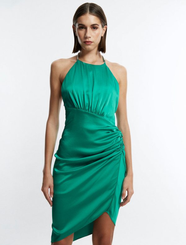 Bcbg Anwen Ruched Mini Dress - Image 5