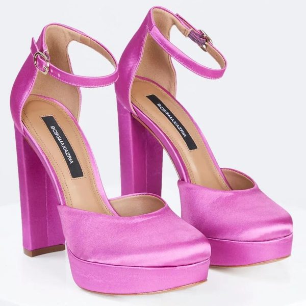 BCBG CICI PLATFORM PUMP HEEL - FUSCHIA