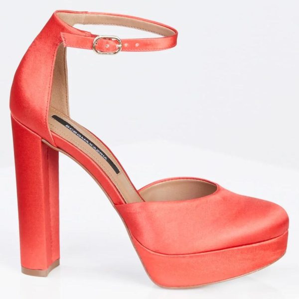 BCBG CICI PLATFORM PUMP HEEL - RED - Image 3