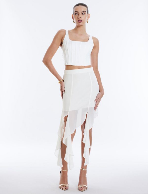 Bcbg Cascading Ruffle Skirt - Image 2