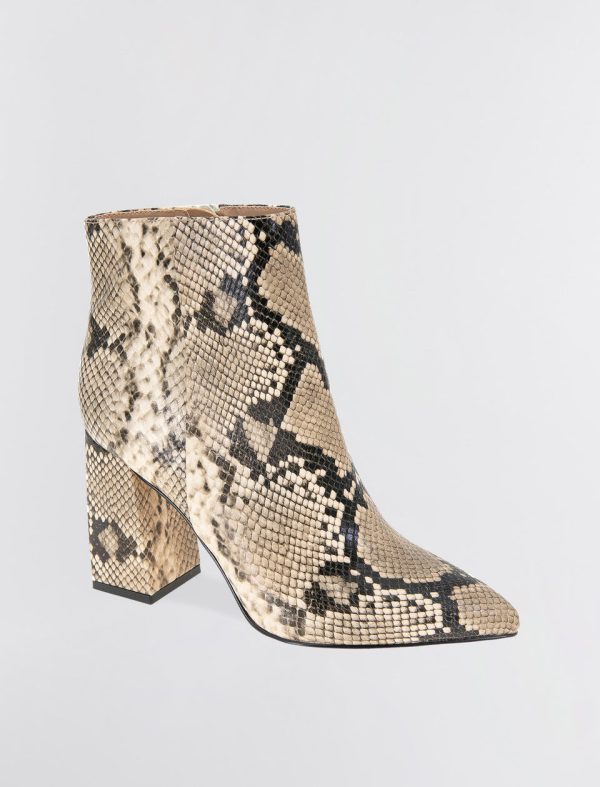 Bcbg Briel Snakeskin Bootie