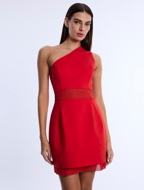 Bcbg 2025 One Shoulder Mini Dress - Image 4