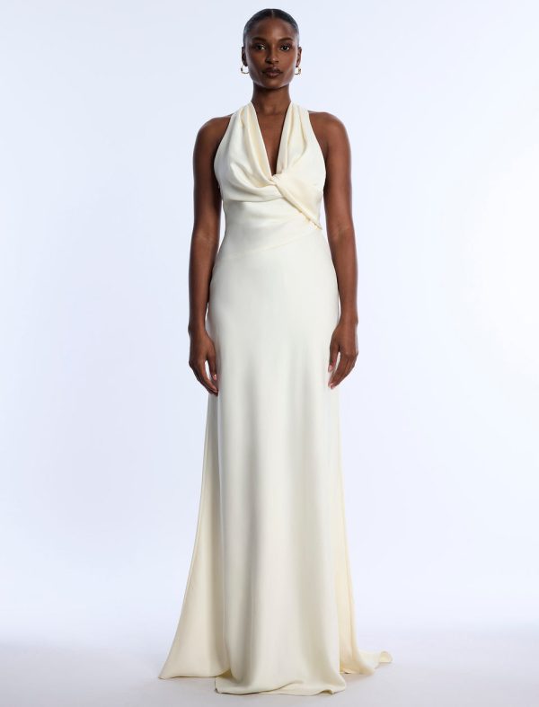 Bcbg 2025 Cowl Neck Halter Gown - Image 8