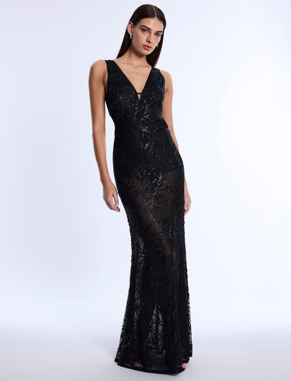 Bcbg 2025 Embellished Cut-Out Gown - Image 4