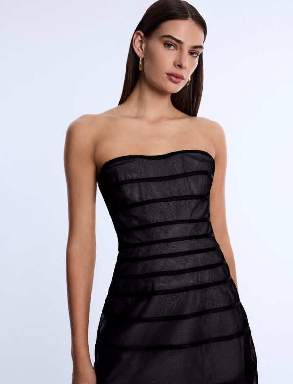 Bcbg 2025 Sheer Volume Strapless Dress - Image 6