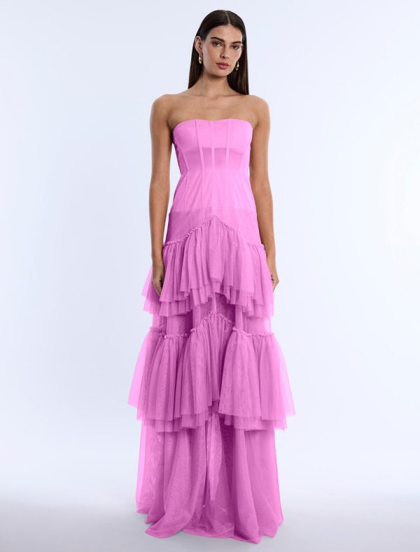 Bcbg 2025 Strapless Corset Gown