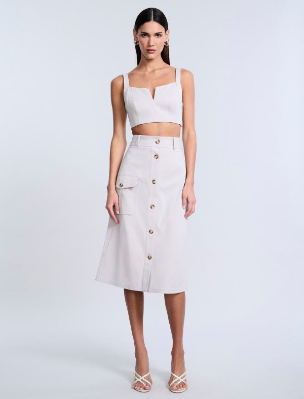 Bcbg 2025 Button Front Cargo Skirt