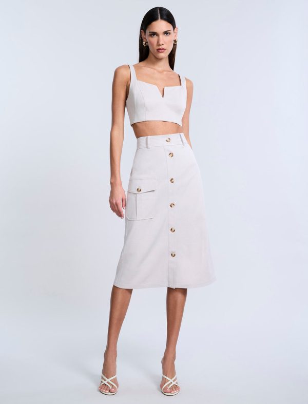 Bcbg 2025 Button Front Cargo Skirt - Image 5