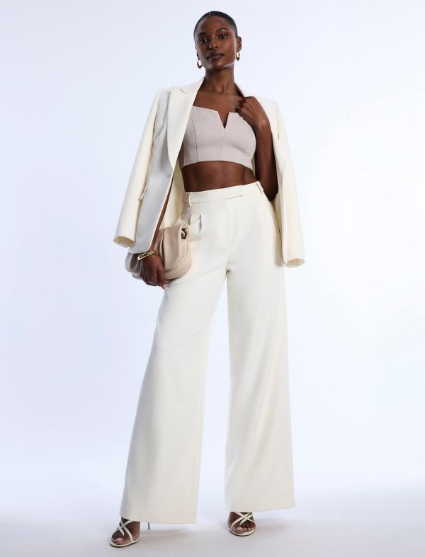 Bcbg 2025 Pleat Front Wide Leg Pant - Image 3