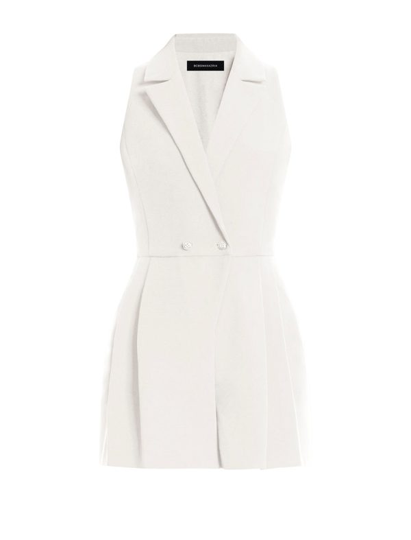 Bcbg 2025 Tailored Sleeveless Romper - Image 8