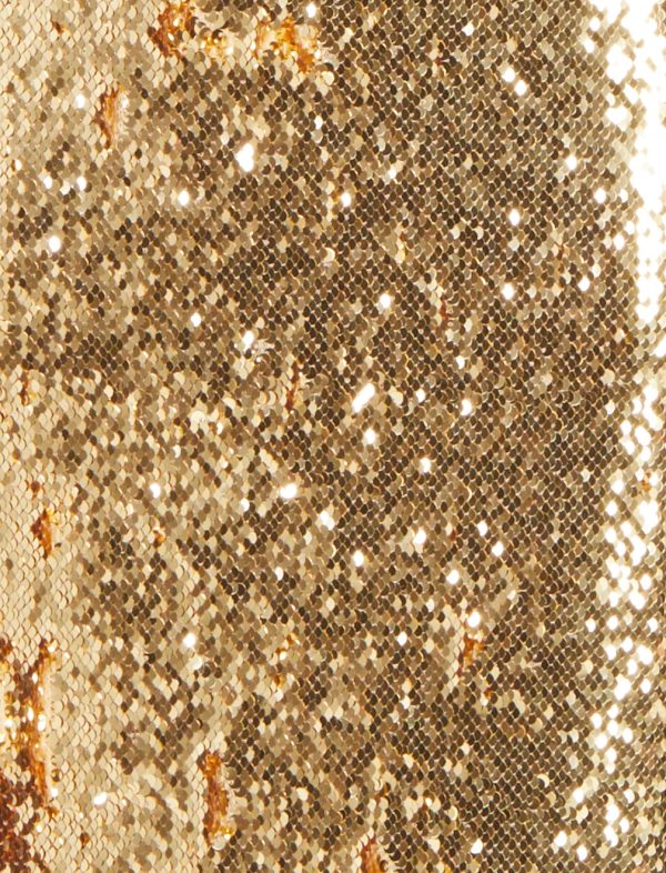 BCBG ELNA SEQUIN SKIRT - GOLD - Image 6