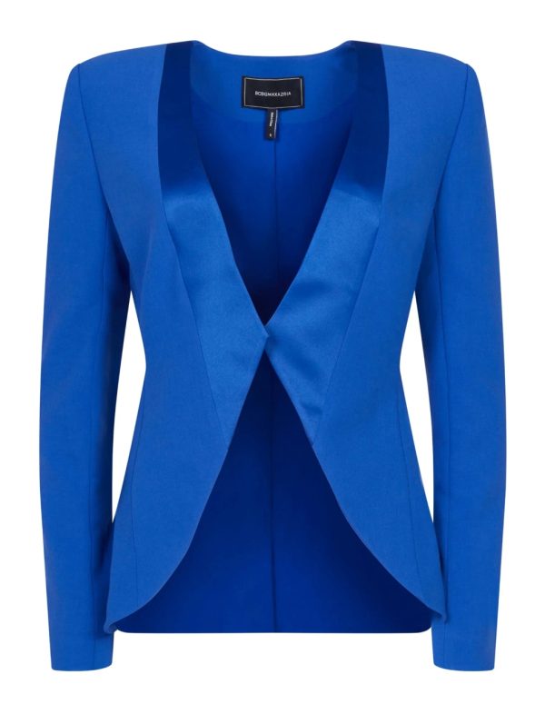 BCBG ALONZO STRUCTURED BLAZER - MAZARINE BLUE - Image 6