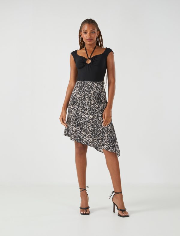 BCBG GIA ASYMMETRICAL SKIRT - Image 2