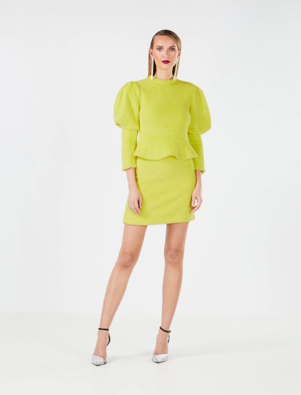 BCBG JAQUETTA SWEATER TOP - SULPHUR SPRING