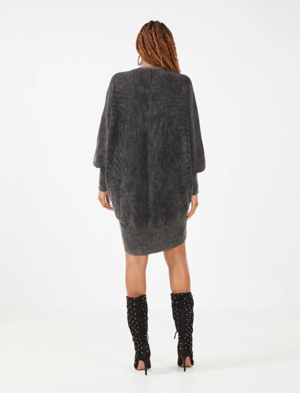 BCBG ANNABELLA OVERSIZED SWEATER - BLACK - Image 5