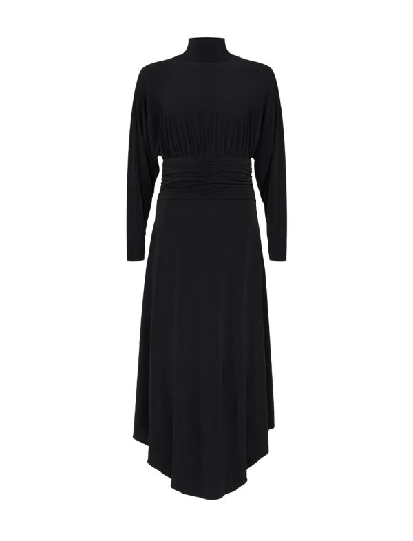 BCBG ANTONELLA TURTLENECK DRESS - BLACK - Image 5