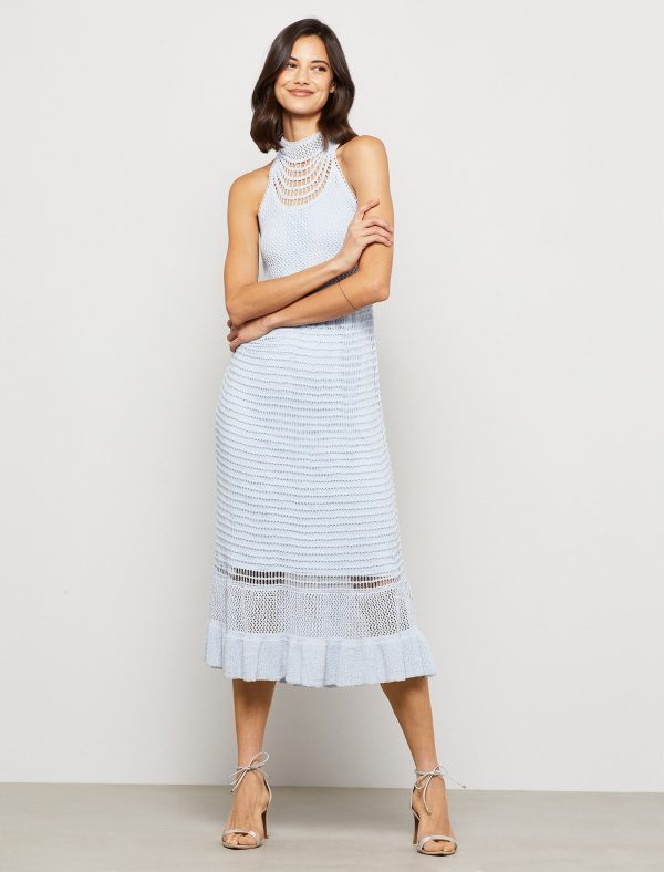 Bcbg Ara Crochet Midi Dress