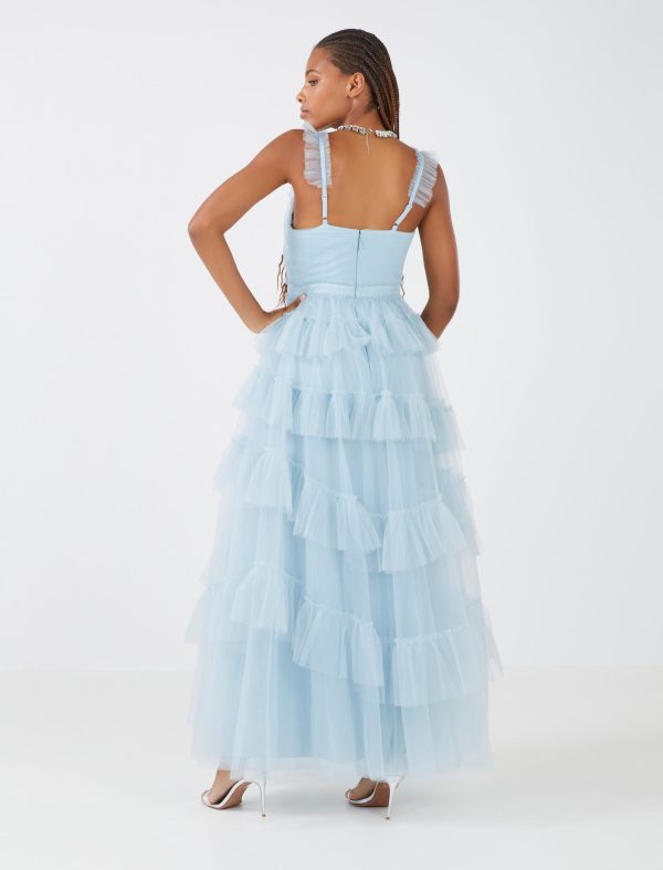 Bcbg Luna Ruffled Evening Dress - Image 3