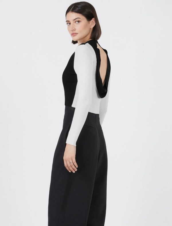 BCBG ARMANDO OPEN BACK CROP CARDIGAN - Image 2