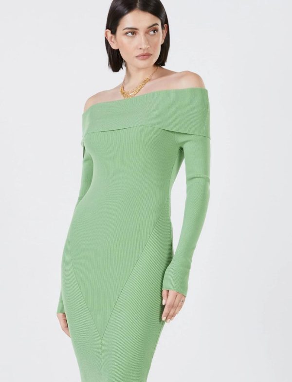 BCBG ARTURO OFF-THE-SHOULDER SWEATER DRESS - PEAPOD - Image 2