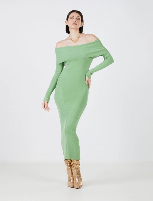 BCBG ARTURO OFF-THE-SHOULDER SWEATER DRESS - PEAPOD - Image 5